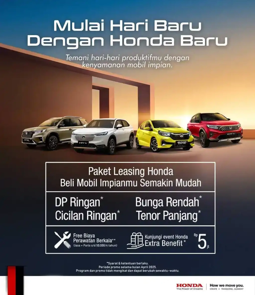 promo april 2025 di honda idk medan