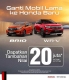Promo tukar tambah mobil Honda Medan diskon hingga 20 juta